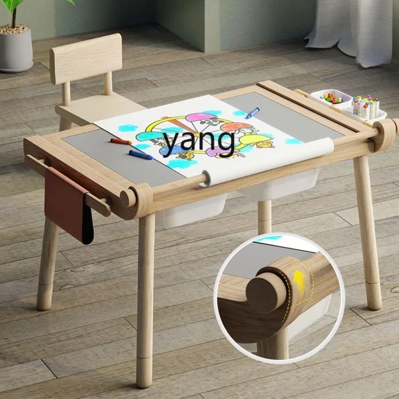

CX Multifunctional Solid Wood Building Table Children Harness Space Sand Toy Table Game Study Table