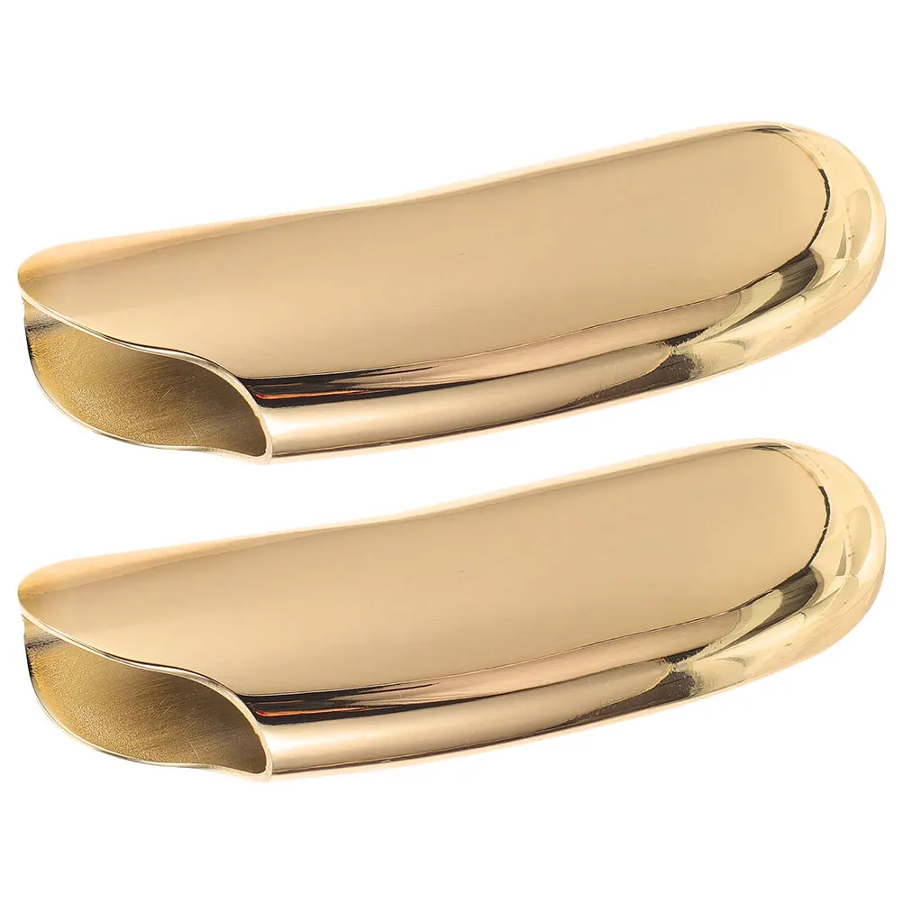 

2 Pcs Heavy-duty Curved Lighter Cover Keychain Holder Iron Car Accessories Travel