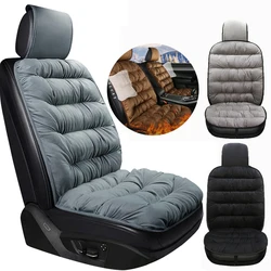 PECHAM Winter Plush Car Seat Cover Warm Soft Auto Seat Cushion Anti Slip Chair Protector Pad Universal for Most Car Models