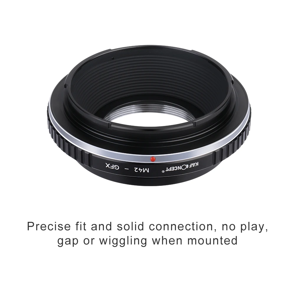 K&F Concept M42 to GFX Lens Adapter M42 Screw Mount Lens to Fuji GFX Medium Format Camera 50R 50S 50SII 100 100S