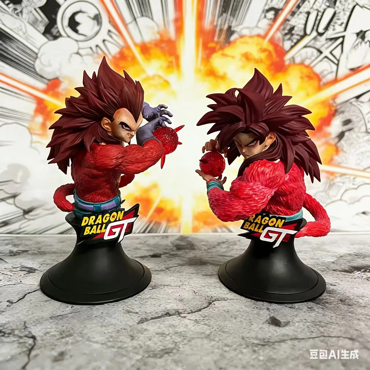 

В НАЛИЧИИ: Коллекционная фигурка 24 см VF Studio Dragon Ball GT, Супер Сайян 4 Сон Гоку и Вегета, бюст из ПВХ, модель-статуэтка, подарок, игрушка