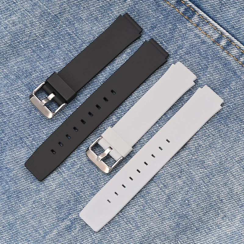 Watch Strap for MQ-24 mw-59 Soft resin TPU student watch chain Watchband Pin Buckle Wrist band waterproof strap