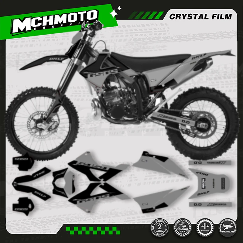 

MCHMFG Custom Team Graphics Backgrounds Decals For 3M Stickers Kit For GASGAS EC 2010 2011 MC 200 250 300 350 013