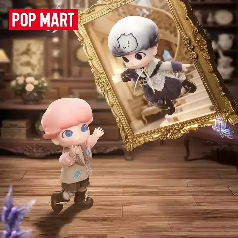 

100% Оригинальная виниловая фигурка POPMART DIMOO Gentleman Series 1/8, уникальный эстетичный подарок для любителей поп-культуры, лимитированная серия