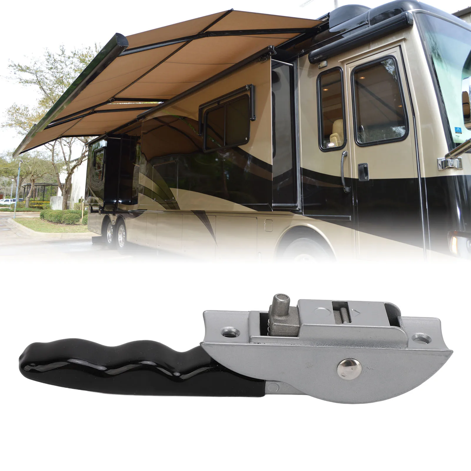 RV Awning Lift Handle 830644 Deluxe Handle for A&amp E 8500 and 9000 Manual Patio Awnings RV Awning Handle Replacement
