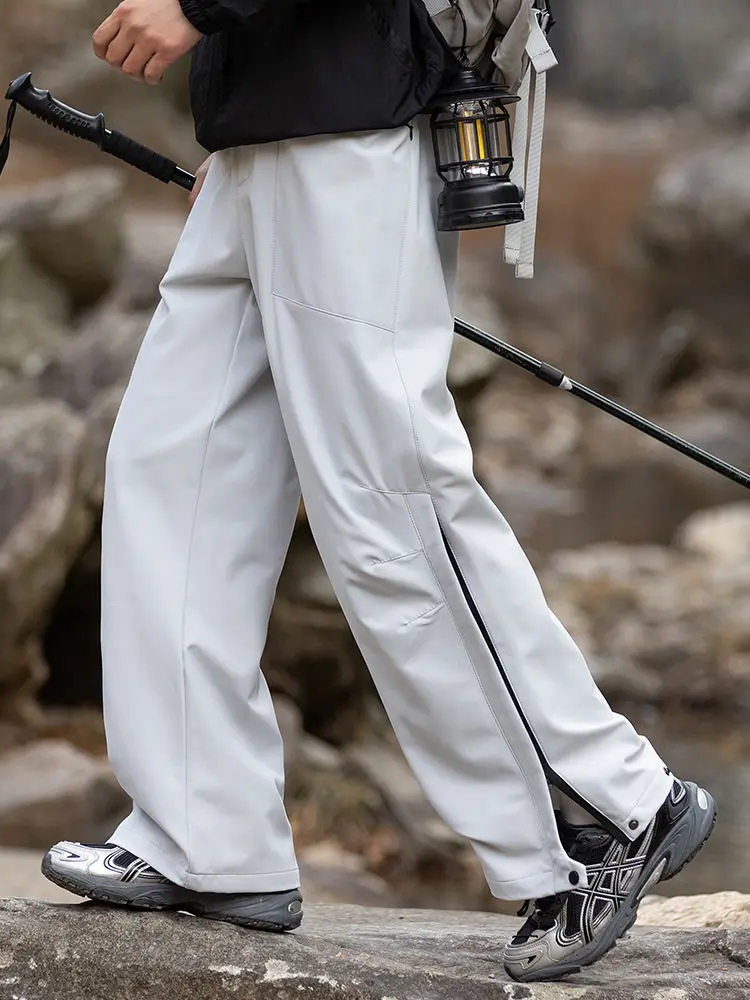 

Trendy Outdoor Climbing Soft Cargo Pants Men's Spring Loose Straight Leg Workwear Windproof Casual Sports Leisure Trousers