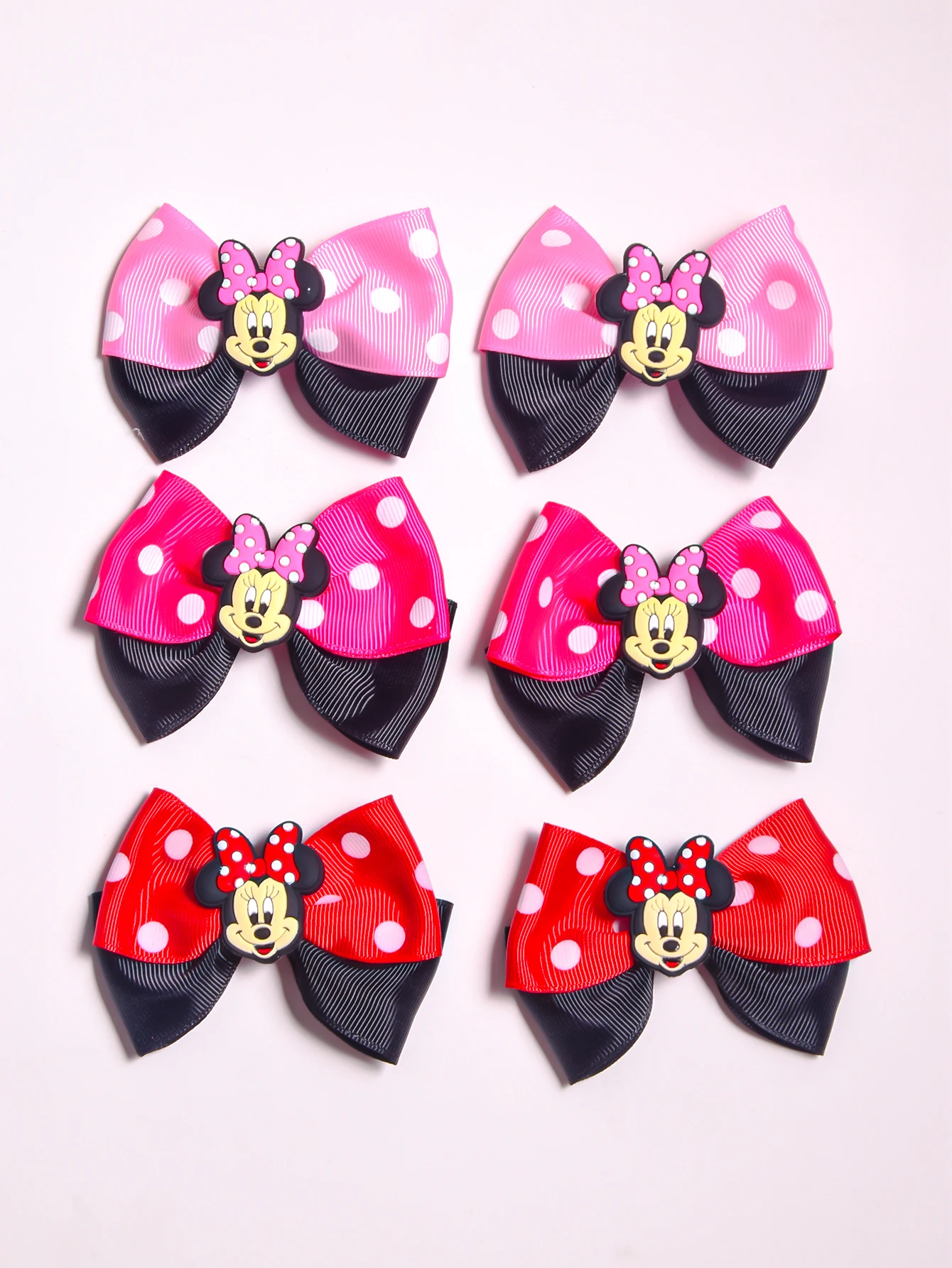 Color matching print point fish mouth bow hairpin Cute cartoon character hairpin back-to-school season Gift Clothing accessories