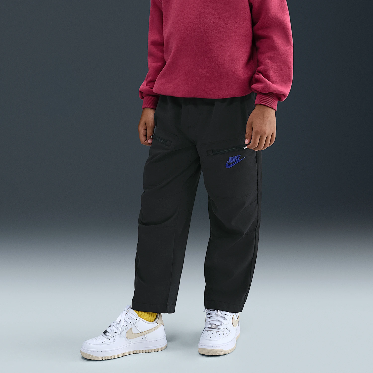 

Nike genuine Sportswear Kids' Casual Twill Weave Long Pants IO2313-070