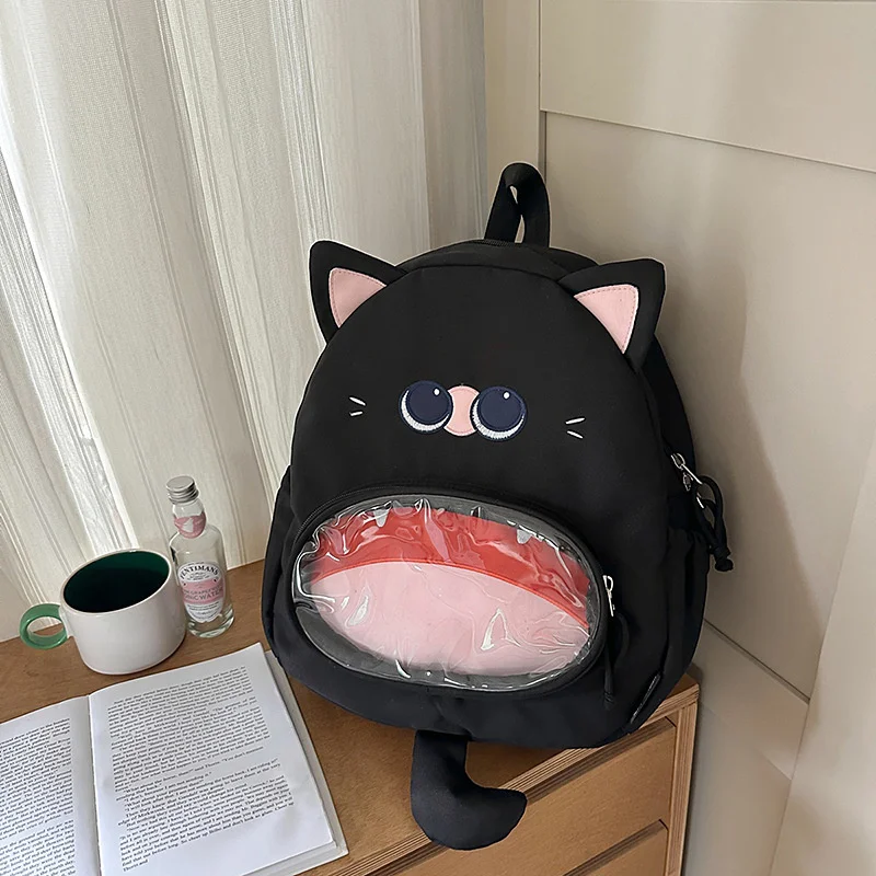 Funny Capybara Itabag Y2K Backpacks Student Transparent Backpacks Personalized Cartoon Animal Backpack Parent High Capacity Bag