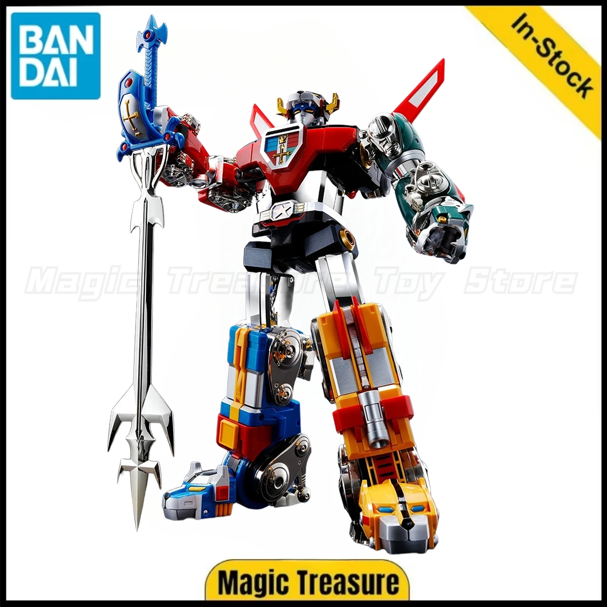 

【In Stock】Original BANDAI SPIRITS Soul of Chogokin Voltron: Defender of The Universe OLTRON CHOGOKIN 50th Ver Action Figure Toy