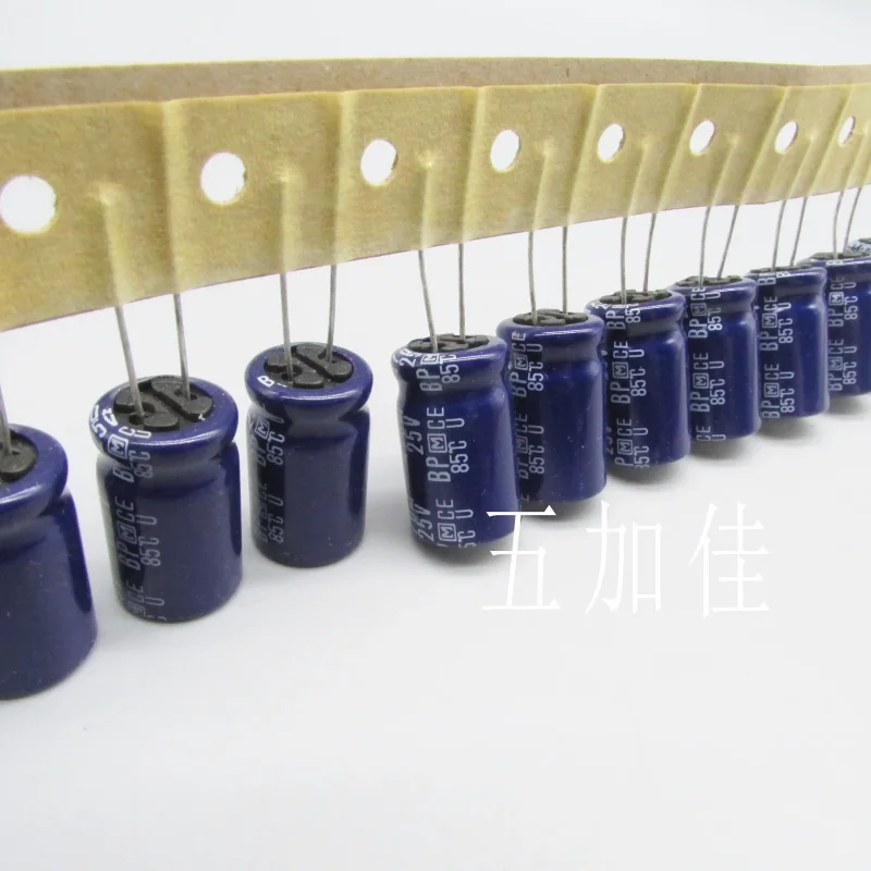10-100pcs new BP 25V470UF ECEA1EN471UB 85 ℃ imported non-polar electrolytic capacitors