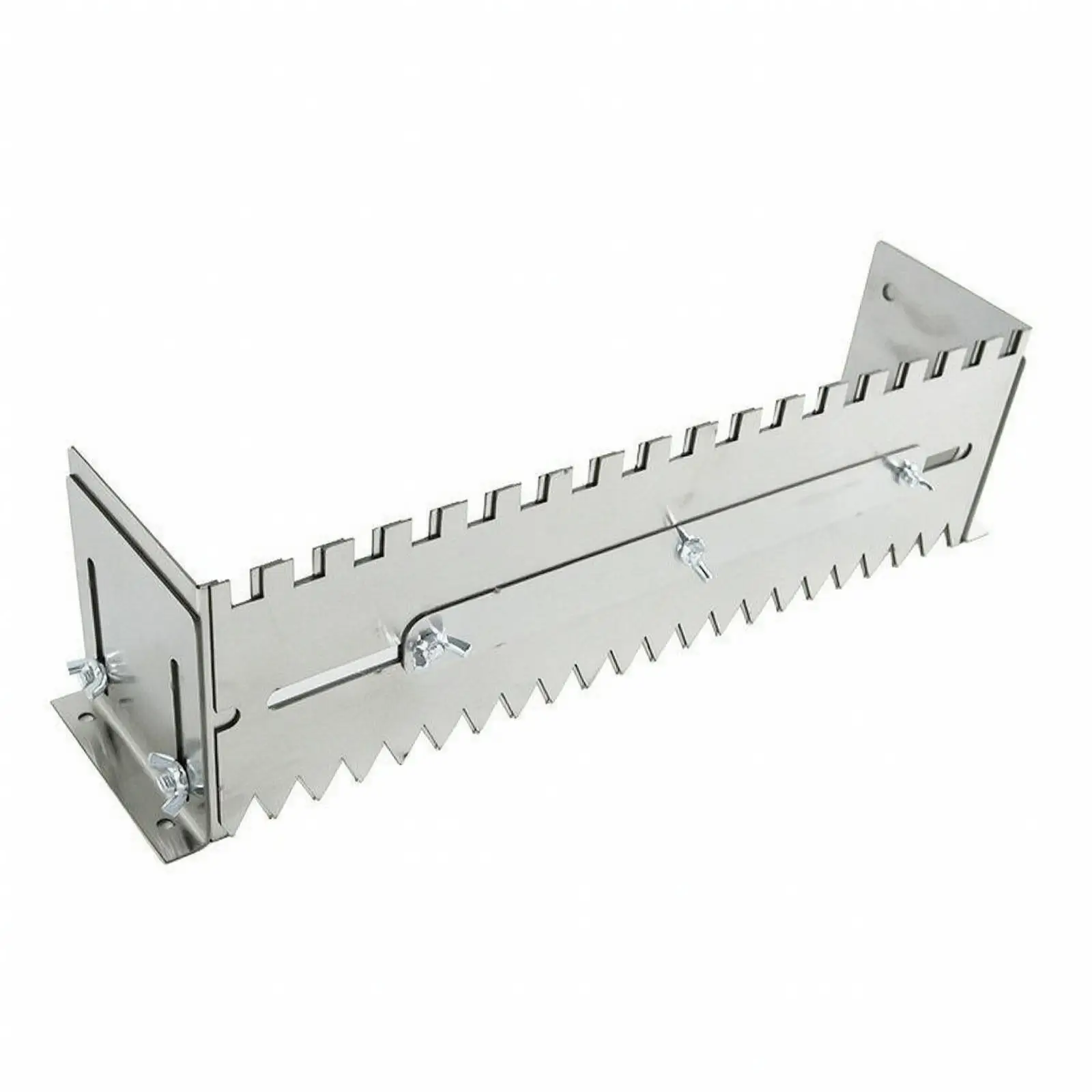 Adjustable Notched Trowel for Tile Setting Concrete Leveling and Plastering with Comfort Grip Handle