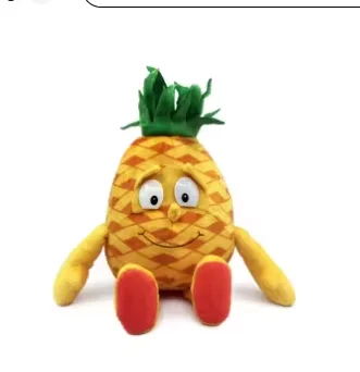 Fruits Vegetables Plush Toy Mini  Strawberry Broccoli Watermelon Garlic Apple   Soft Stuffed  Doll  For Children  Gift