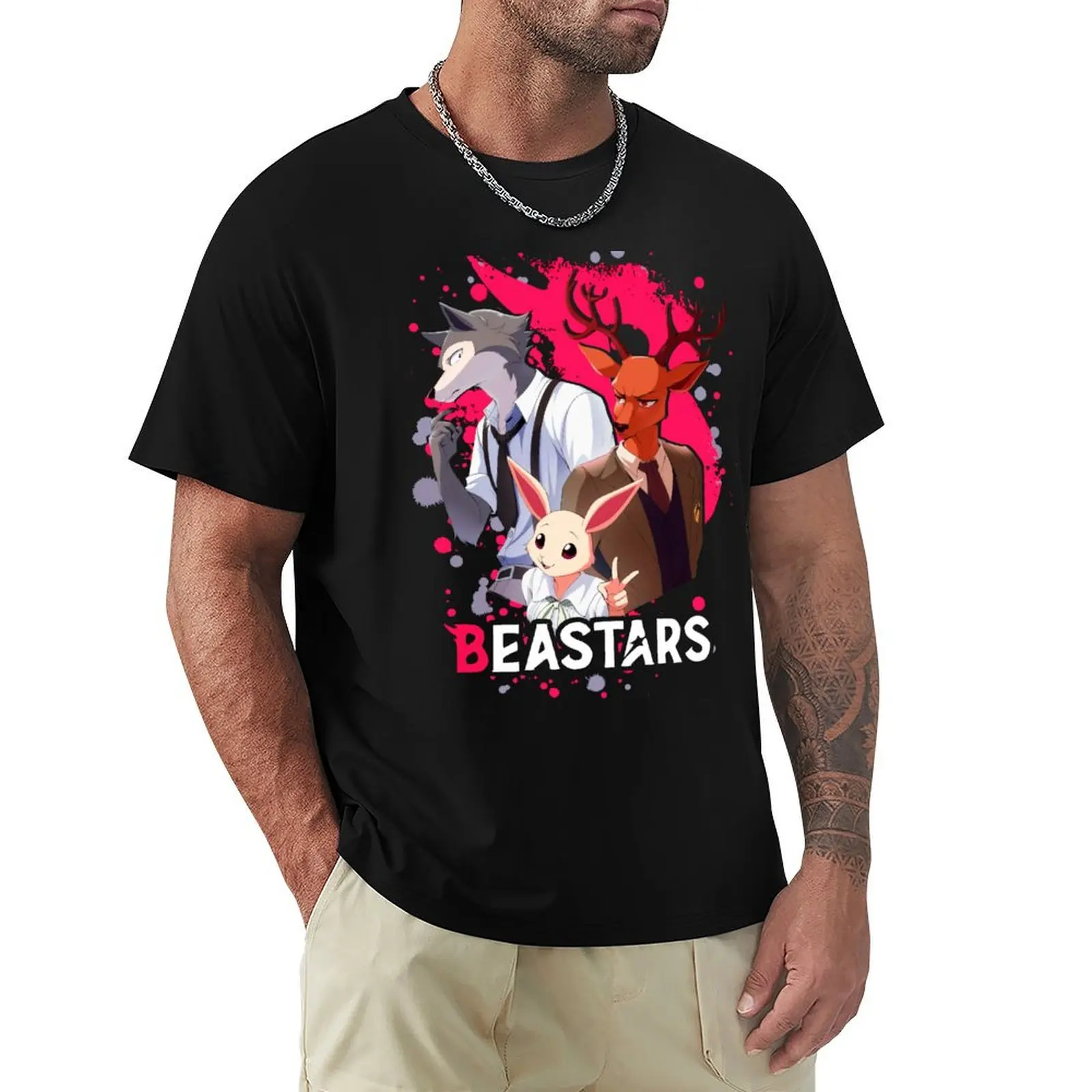 

Beastars T-Shirt Casual Basic Short Sleeve T-Shirt