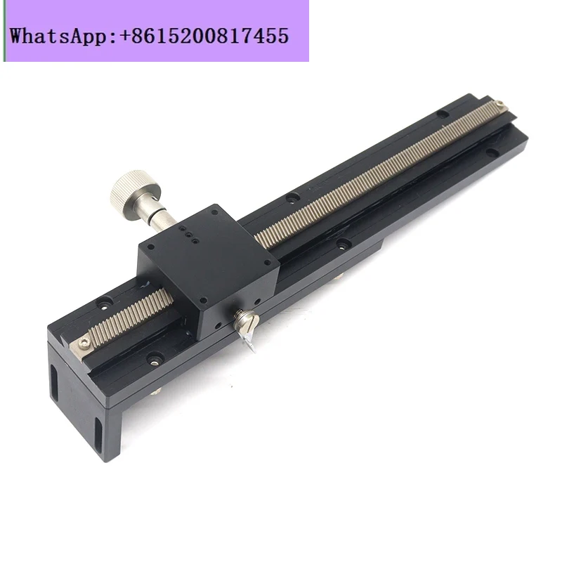 منصة بصرية LWZ25/40/60 رف تروس يدوي للضبط الدقيق تتوافق مع الأخدود Z-محور طويل السكتة الدماغية رفع الشريحة #2