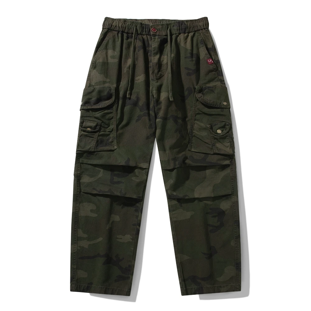 Autumn and winter new fashion men's Japanese vintage overalls men's fashion casual pants long pants