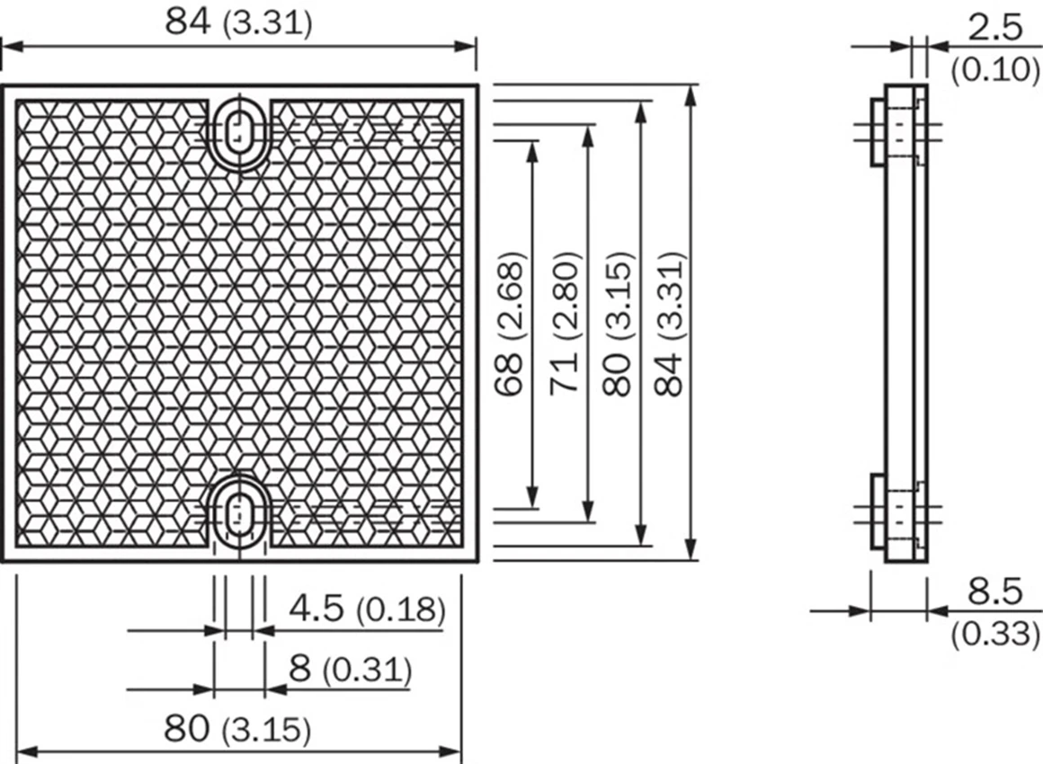 SICK 100%-NEW P250 PL80A PL50A PL20F P250 P250F PL240DG PL40A Reflective mirror plate Original