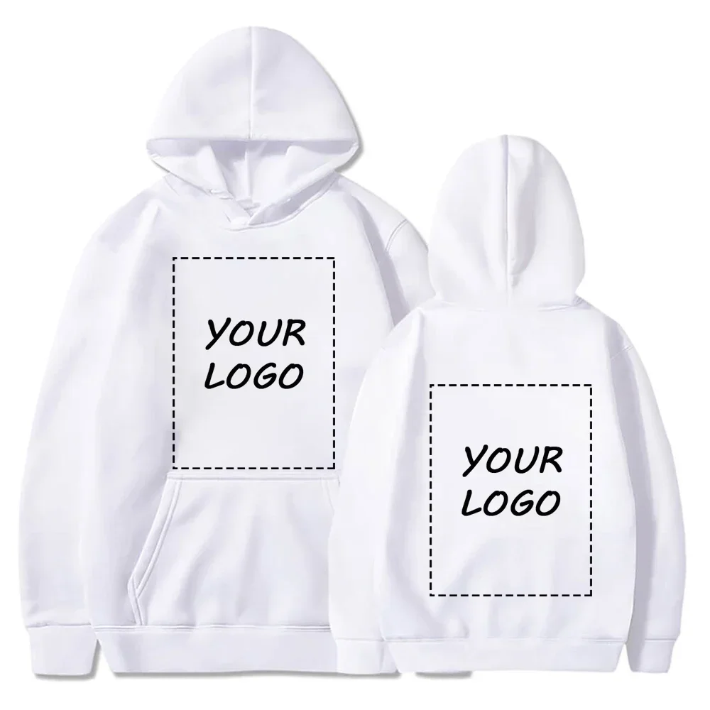 Hot Sale Custom Hoodie Sweatshirts Men Design Your Logo Fleece Hooded Clothes Women Harajuku Outerwear Y2k Size Hoody XS-3XL