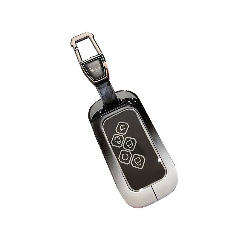 

Zinc Alloy Car Key Case Cover Shell Protector Fob Holder for Wuling Starlight 730 Accessories Keychain