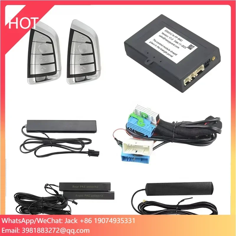 EASYGUARD Smart Key Replacement PKE Kit Passive Keyless Entry System Fit For Chassis Cars With Comfort Access Function