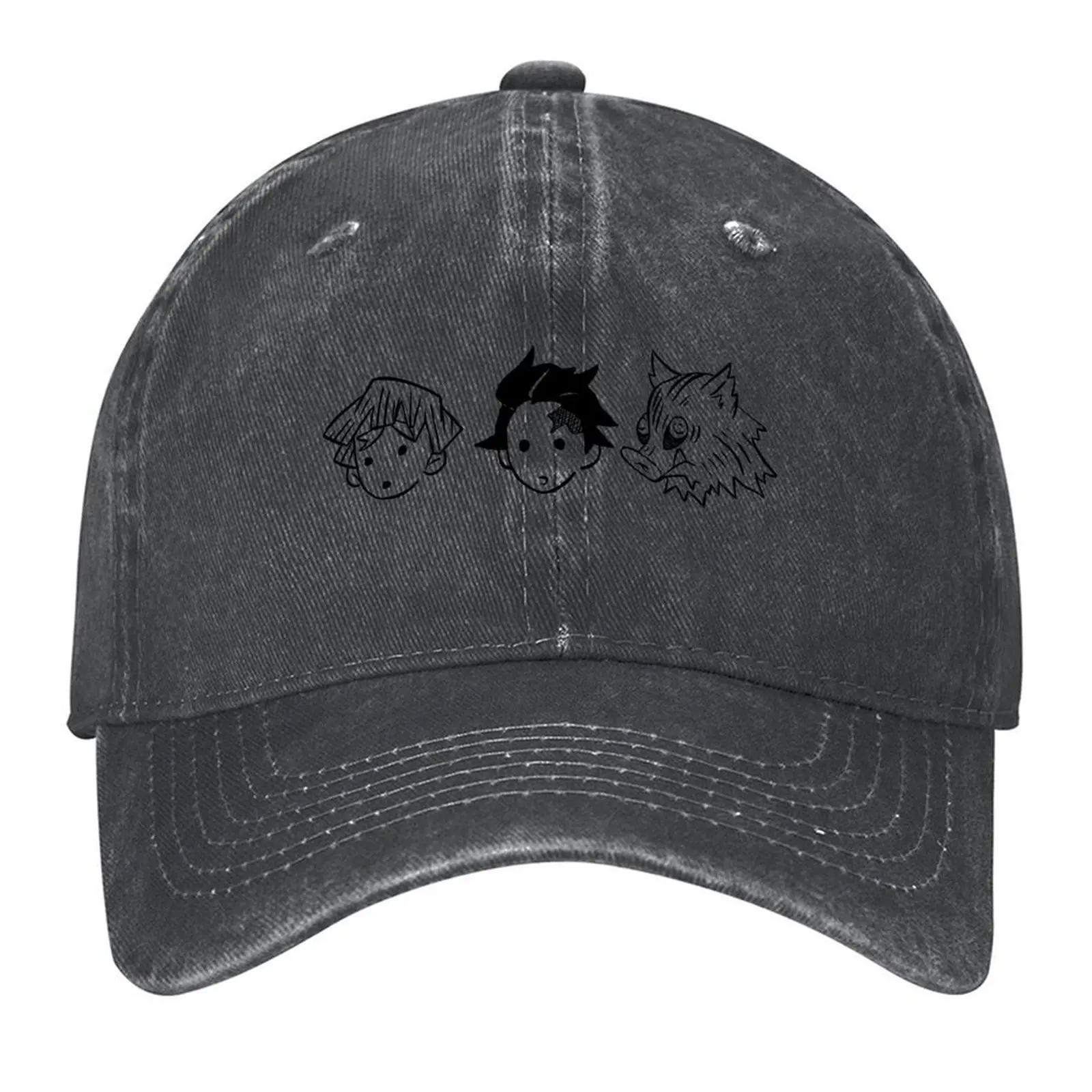 

The Slayer of Demons TRIO Baseball Cap Luxury Brand golf hat genuine sailor cap for men Dropshipping Women Hats Men's