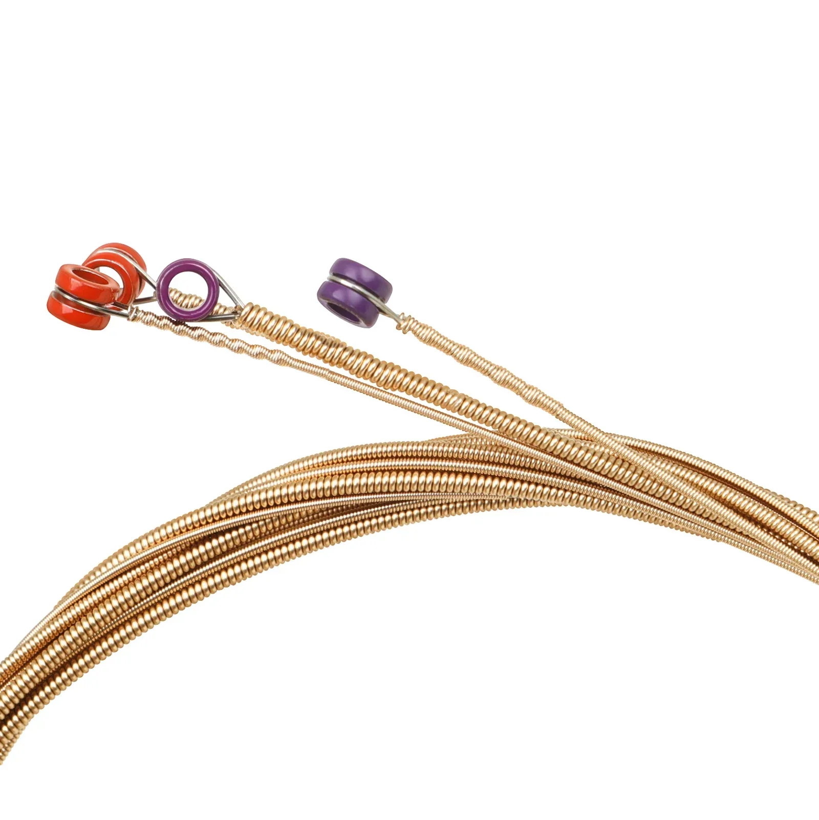 خلط سلاسل الغيتار الصوتية عالية الكربون الصلب الأساسية مانع االصدأ PVD أيون طلاء سلاسل الغيتار الشعبي الغيتار الملحقات #6