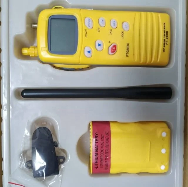 FT-2800 GMDSS VHF 라디오 / 휴대용 해양 핸드헬드 전화기 / 해양 VHF 양방향 무전기