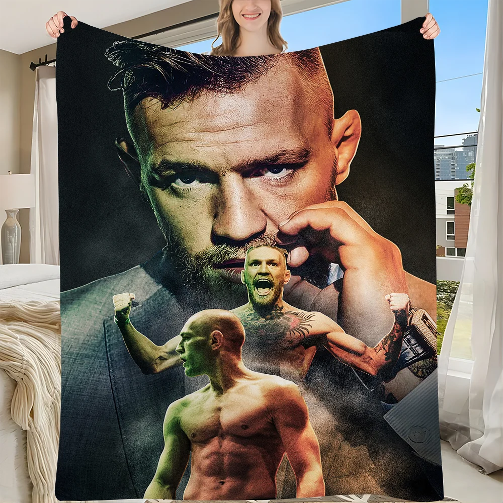 

Boxing Conor McGregor Professional Boxers Nate Diaz Gloss Printed Large Wall Tapestry Cheap Hippie Bohemian Mandala Home Decor