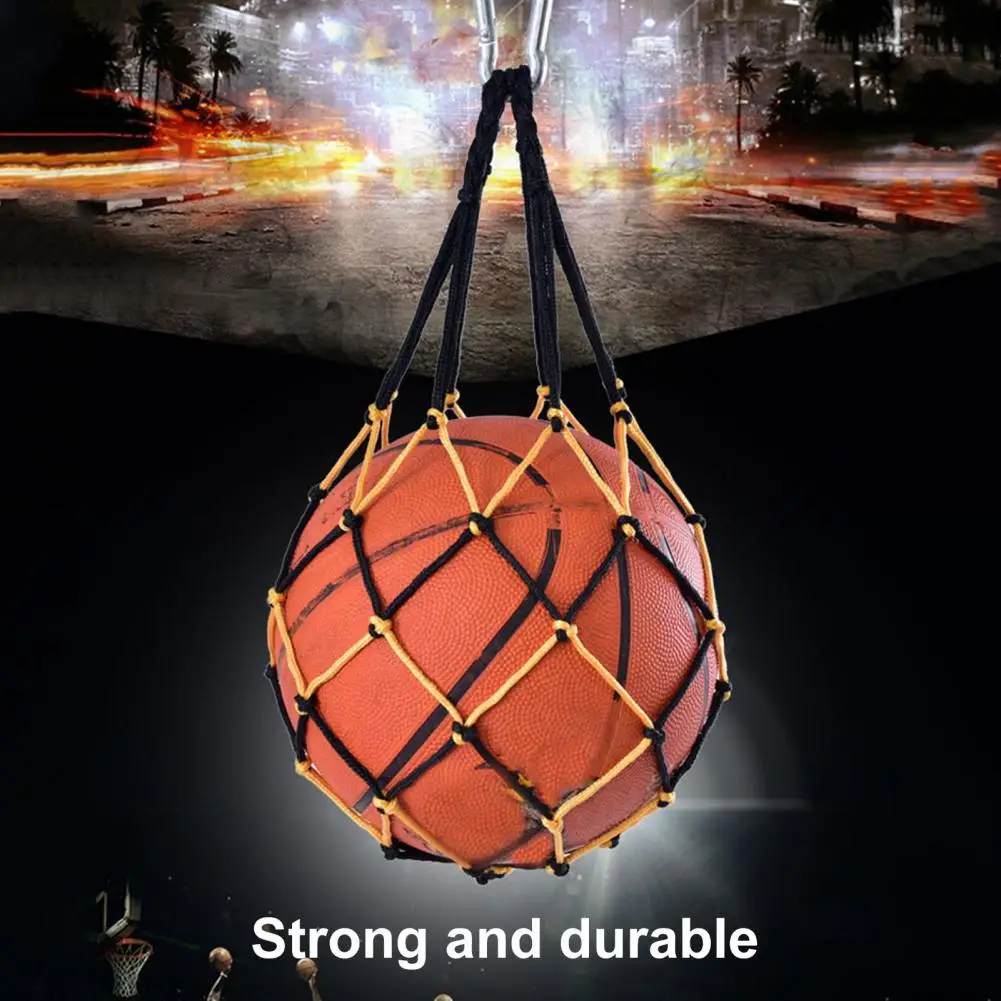 Basketball Net Bag Baseball Net Bag Durable Multi-sport Equipment Bag Basketball Volleyball Football Wear Resistant Strong