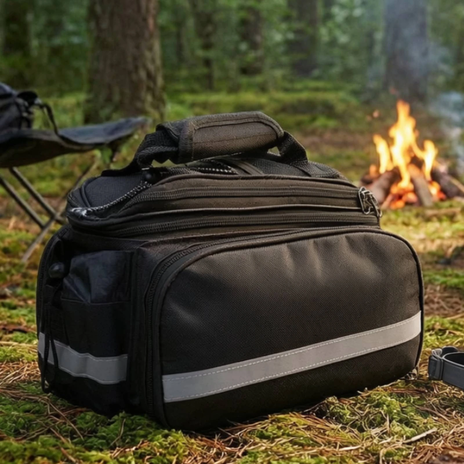 Bike Trunk Bag with Rain Cover - Cycling Commute Rain recension och pris