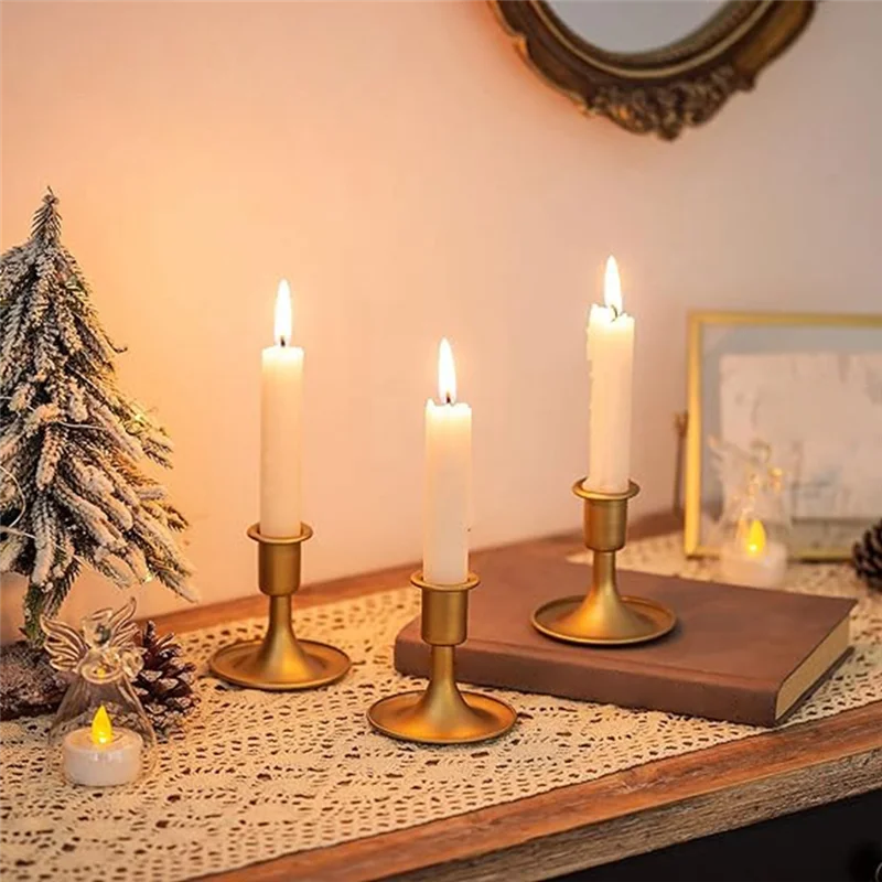 ABJO-B- Taper Candle Holders Set Candle Stick Candle Holder For Table Centerpiece, Wedding Reception, Festivel