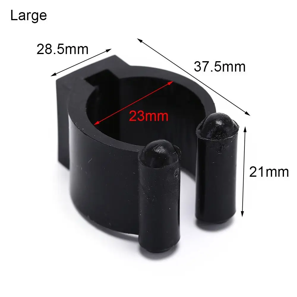 12 pezzi clip per asta porta stecca da biliardo S/M/L supporto per canna da pesca appeso a parete accessori per la pesca da biliardo supporto per bastone da biliardo