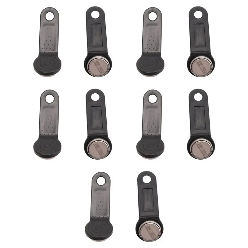 

B03B-10Pcs Rw1990 Rewritable Rfid Tm Touch Memory Key Ibutton Information Button Electronic Smart Key Card