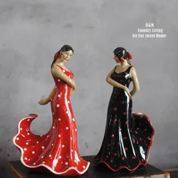 Spain Flamenco Spanish Dancing Girl Tourist Souvenir Home Decoration Ornaments Desktop furnishing Tourist Souvenirs Gifts
