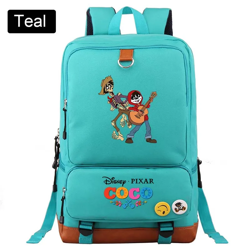 

Cartoon Disney Coco Backpack Boys Girls Travel Daily Shoulder Backpack Teenager Large Capacity Bookbag Rucksack Mochila