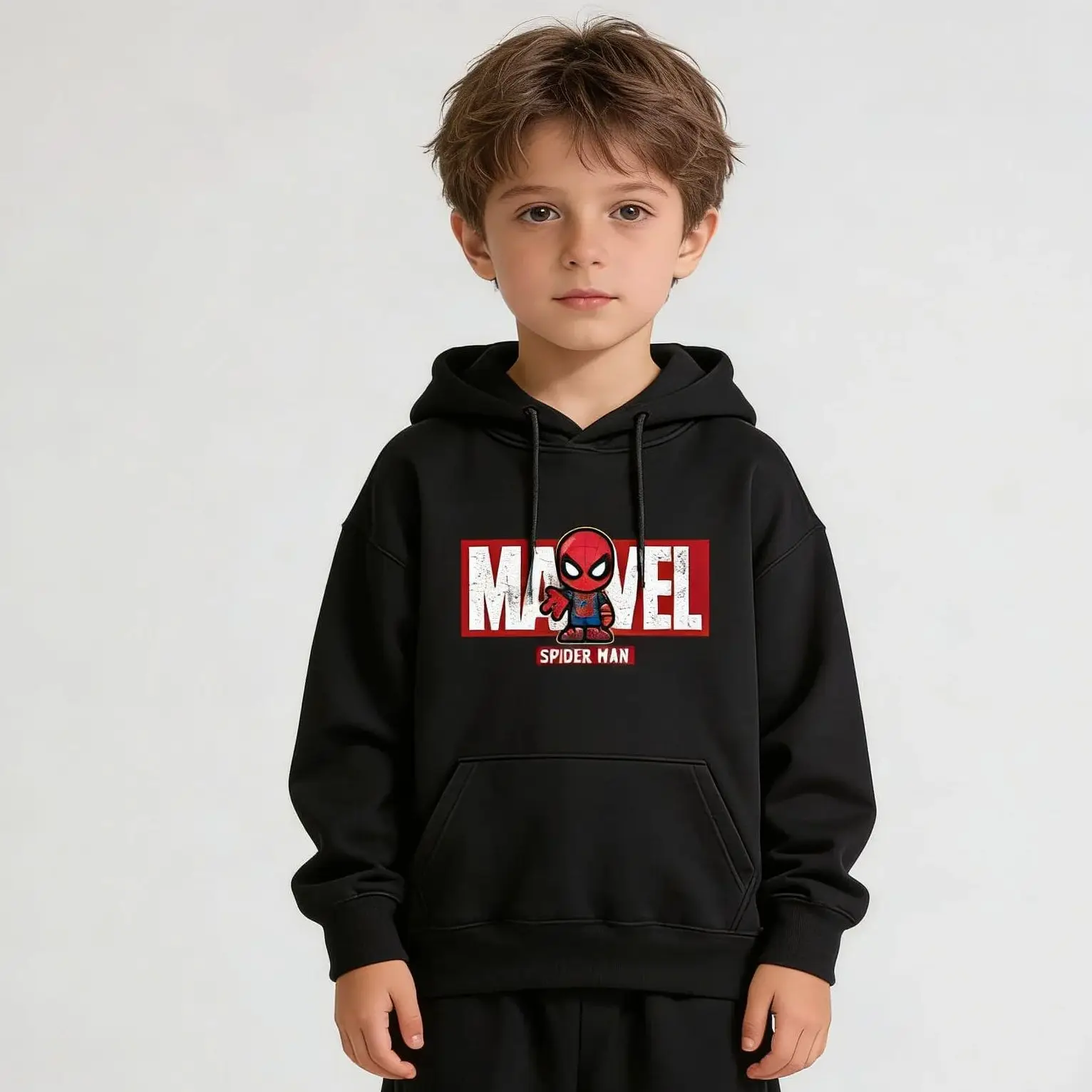 

Официальная толстовка Marvel Железный человек Человек-паук Тор Веном Грут детская толстовка для мужчин и женщин хлопок повседневный косплей для родителей и детей