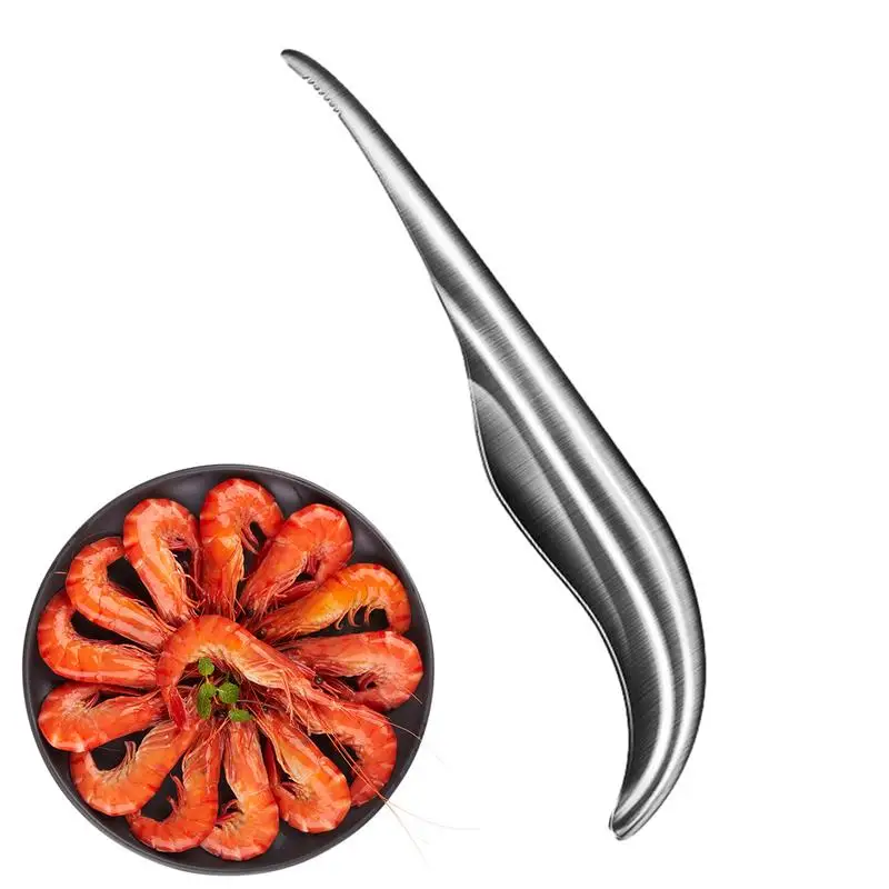 Éplucheur de Fruits de Mer en Acier Inoxydable, Ergonomique, Portable, Usage Domestique