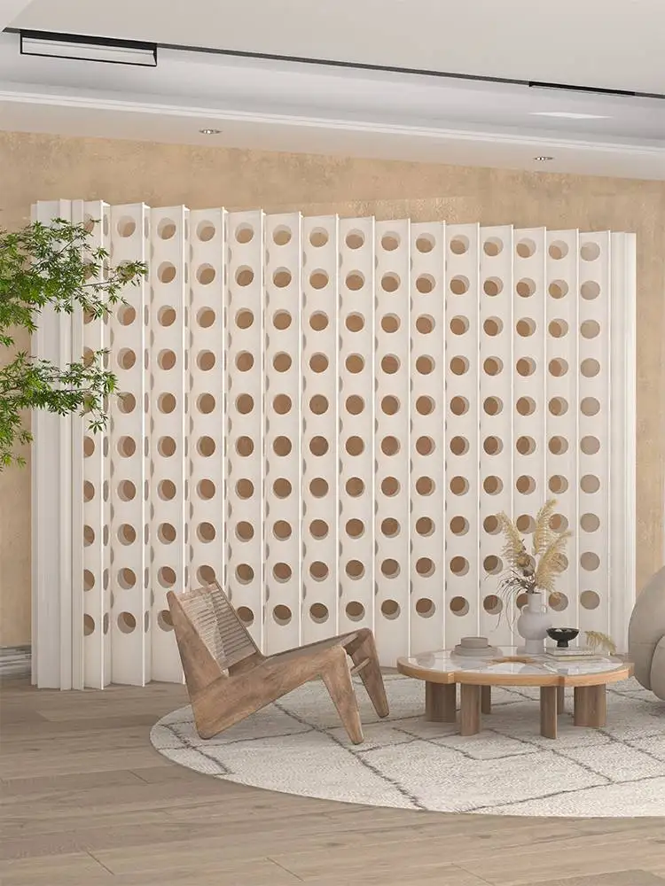 Paper screen folding activity partition wall Office living room porch cover can be customized moving high partition partition