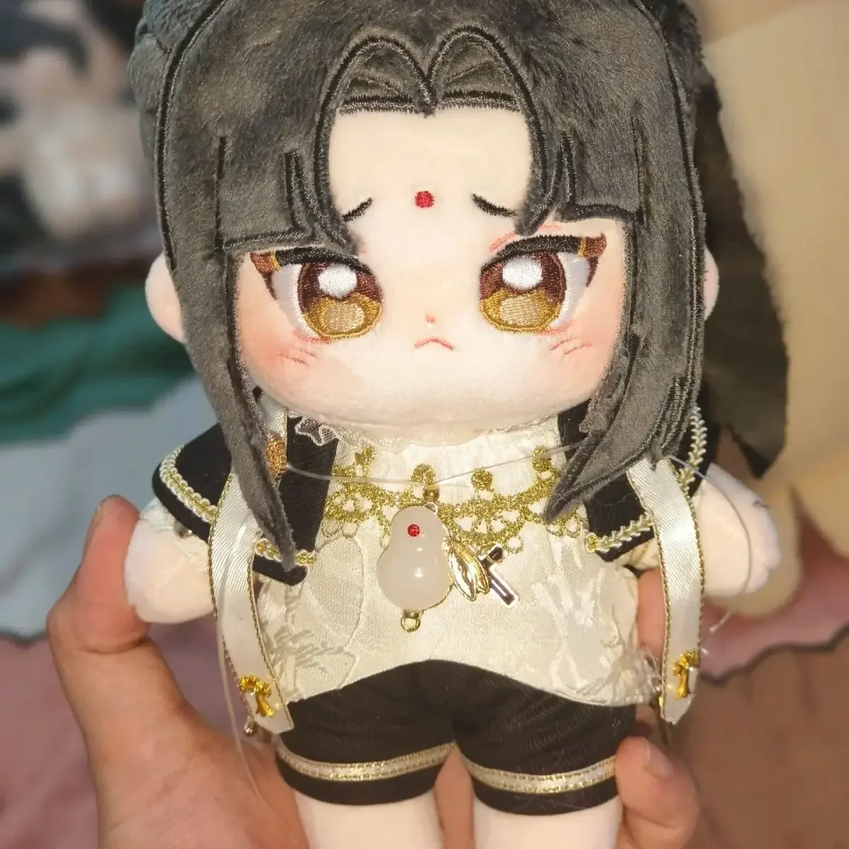 

20 Cm Anime Chn MDZS Mo Dao Zu Shi Jin Ling Attributes BL Plush Dress-up Cotton Doll Cosplay Cartoon Toys Figure Xmas Gift