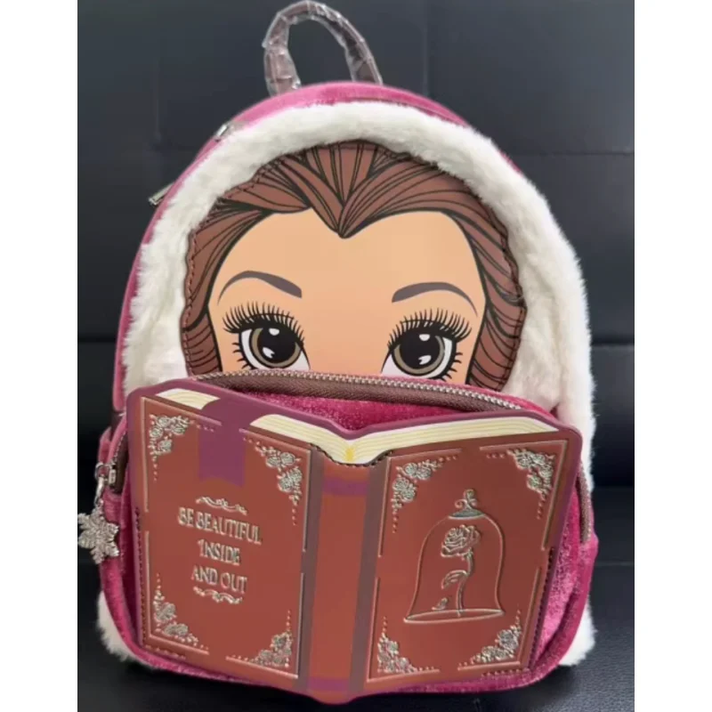 New Disney Loungefly Finding Nemo Princess Belle Pixar Up Double Strap Shoulder Bag Purse School Backpack Backpack Kids Gifts