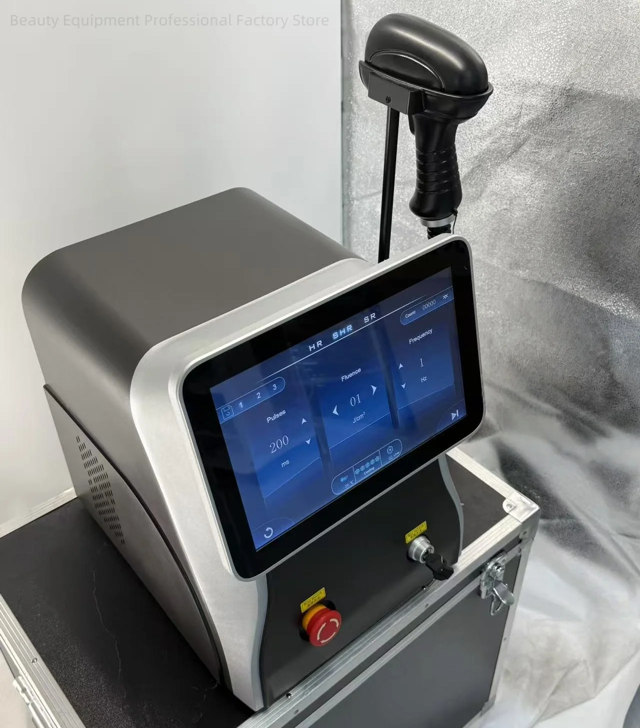 808 آلة إزالة الشعر بالليزر تزيل الشعر إزالة الشعر غير مؤلم 3 نظام التبريد الطول الموجي 755 808 1064 ليزر ديود