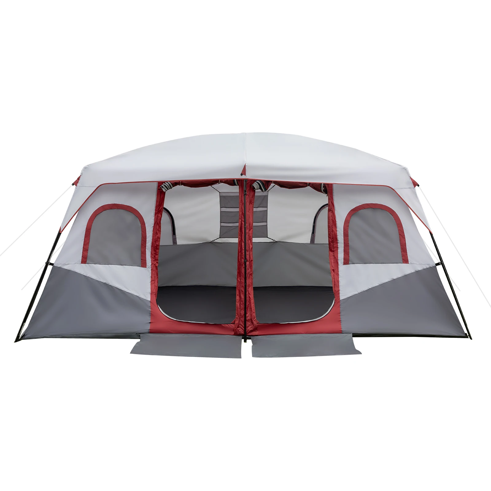 [Flash Sale]10 Person Family Cabin Tent 2 Room Huge Tent with Storage Pockets for Camping Accessories[US-Stock]