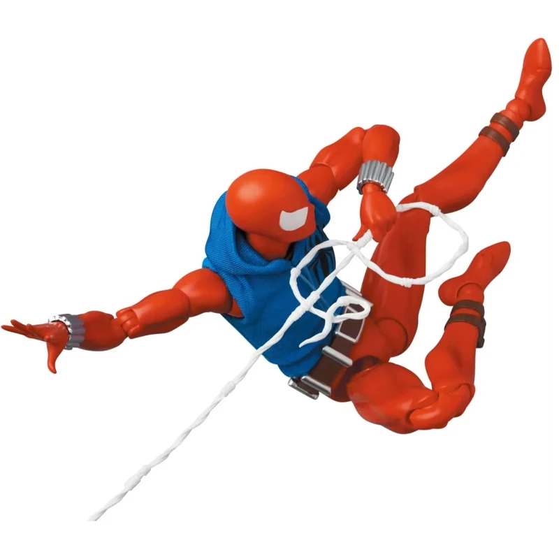 New CT Toys Spiderman Mafex 186 Figure Scarlet Spider The Amazing Spider-Man Comic Version Action Figure Model Figurine Toy Gift