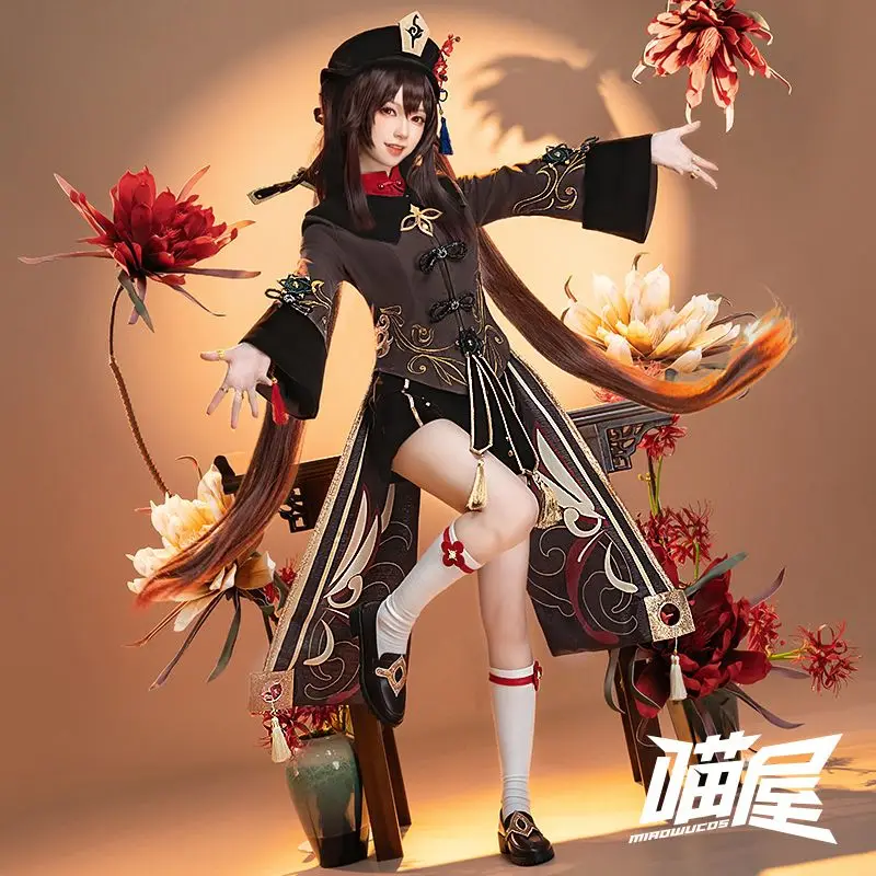 Hutao Cosplay Femme Halloween Costume Anime Clothes For Women Disfraz Mujer Adulta For Adults Ropa Para Hu Tao outfits