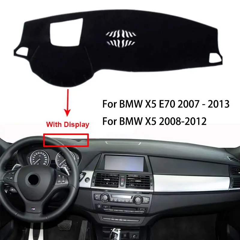 

For BMW X5 E70 2007-2013 For BMWX5 2012-2008 Car Dashboard Covers Mat Shade Cushion Pad Carpets Platform Desk Cover Mats Carpets