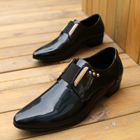 Men Fashion Classic Formal Shoes Black Brown Luxury One Step Men Lefu Shoes Korean Wedding Party Shoes Size 38-46 Men Shoes
