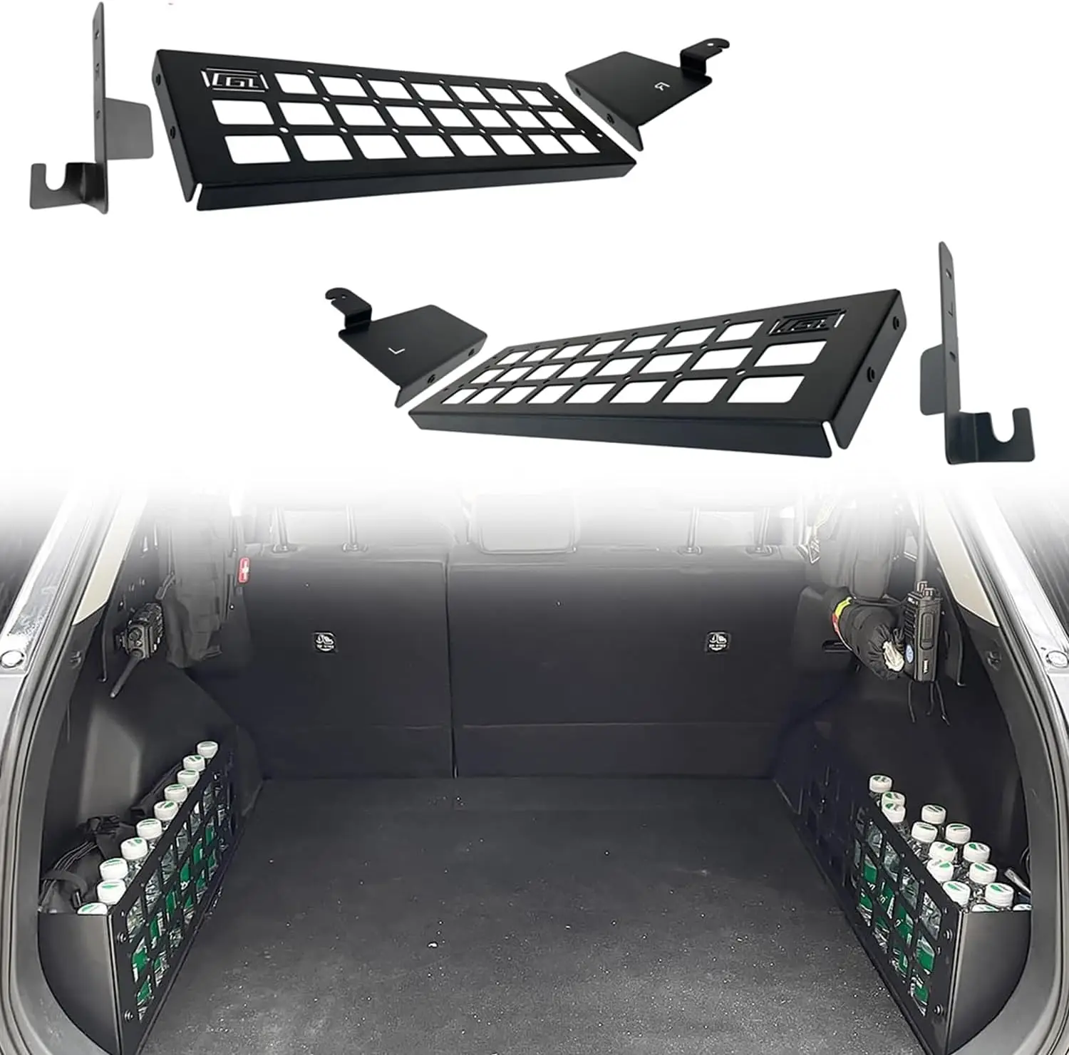 

Left & Right Trunk Side Modular Storage Racks Cargo Organizer Baskets Fit for Toyota RAV4 2019-2024