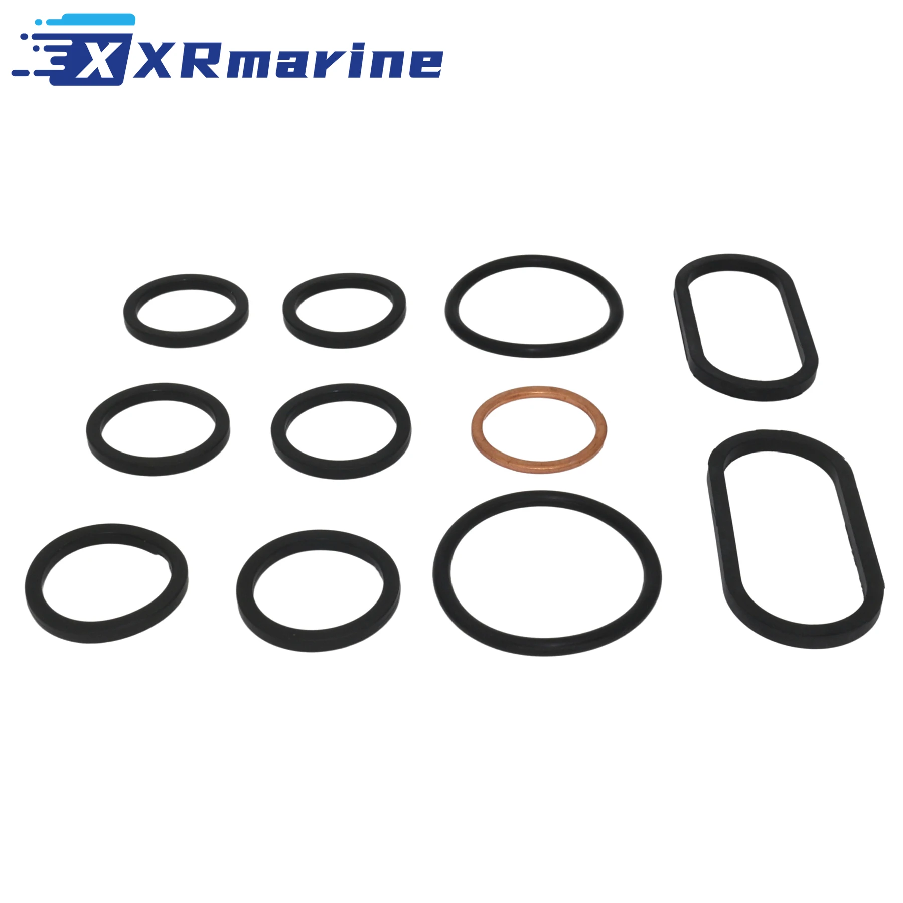 

Комплект уплотнительных колец масляного радиатора Volvo Penta 30, 31, 40, 41, 42, 43, 44, 300 л.с., оригинальный двигатель 22149