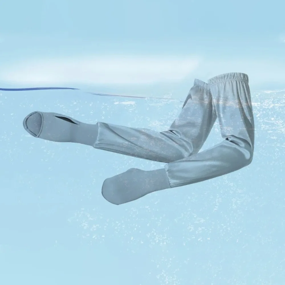 1 Pair Loose Sun Protective Arm Sleeves Breathable Thin Anti UV Arm Sleeves Soft Ice Silk Gloves