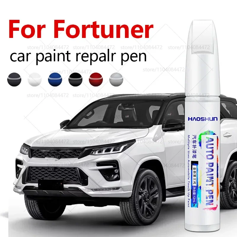 Stylo de réparation de peinture automobile pour Toyota Fortuner 2004 – 2023, accessoires de réparation de rayures, noir Bronze rouge blanc argent bleu